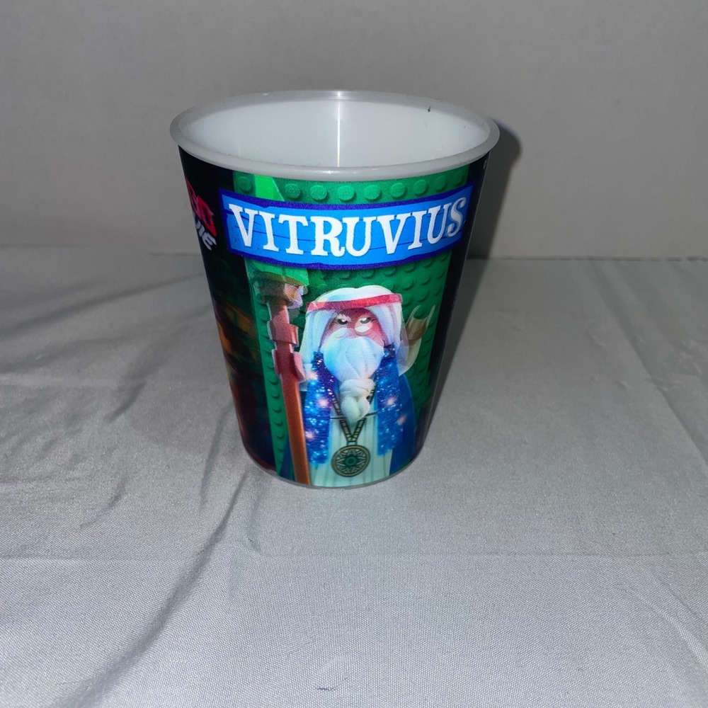 The LEGO Movie Vitruvius Plastic Souvenir Cup 16oz Wizard Character Tumbler